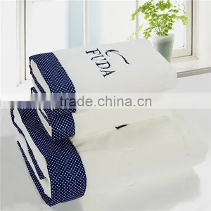 Cotton Luxury Hotel Bath Towel / Spa Bath Towel 100% Genuine Cotton/ Set of 3 White Bath Towel thumbnail-1