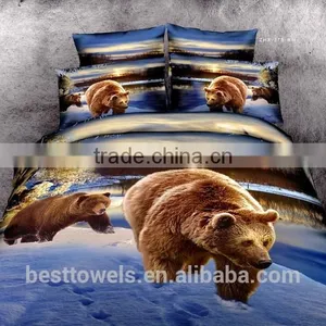 Good Quality 3d Printed Cot Sunflower Bedding Set thumbnail-2