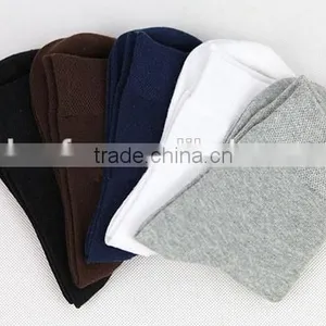 Autumn&winter Solid Colod 100%cotton Men Tube Socks thumbnail-5