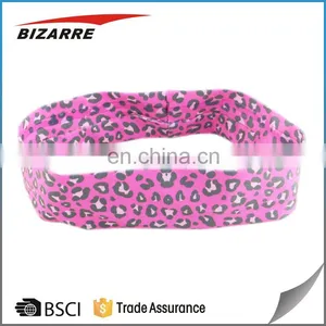New High Elasticity Scarf Custom Printed Women Sports Yoga Headbands thumbnail-6