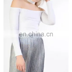 White Choker Detail Crop Top, New Model Lady Fashion Crop Top thumbnail-1