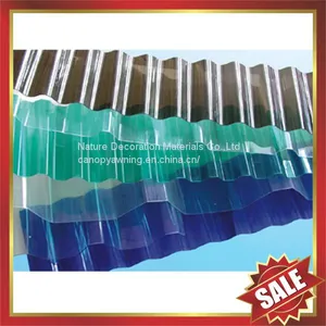 Corrugated pc Sheeting,polycarbonate Corrugated Sheeting,roofing Corrugated Sheet-great Greenhouse and Building Cover! thumbnail-2