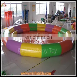 Hot Selling Colorful Inflatable Float Pool Holiday,inflatable Donut Pool Float,inflatable Outdoor Swimming Pool thumbnail-1