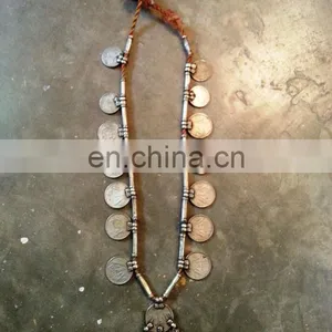Boho Hippie Tribal Banjara Coin Necklace Gypsy Style Bohemian Necklace thumbnail-1