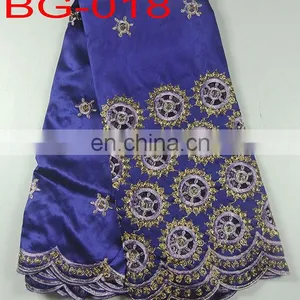 Latest Raw Silk Embroidery George Lace(BG-014) thumbnail-5