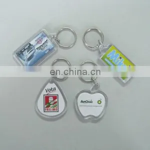 Custom Blank Plastic Key Tag Which Insert Paper thumbnail-4