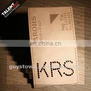 Custom Private Brand Name Logo Leather Labels and Tags for Jeans thumbnail-6