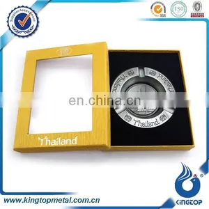 Custom Metal Decorative Modern Souvenir Ashtrays thumbnail-1