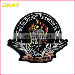 Custom Iron on Embroidered Adhesive Clothing Patches thumbnail-3