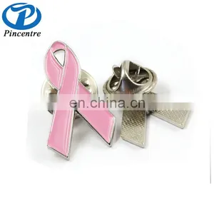 Wholesale Pink Ribbon Breast Cancer Awareness Brooch Pin thumbnail-3