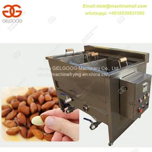 High Quality Double Tanks Commercial Coated Peanut Fryer Machine thumbnail-1