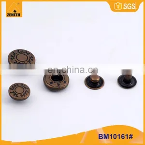 Customized Metal Press Snap Button With Logo Engraved BM10152 thumbnail-2