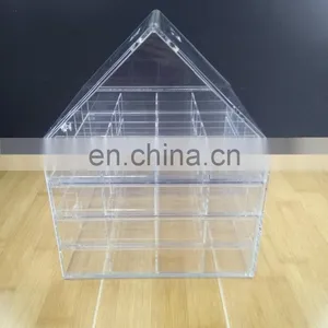 New Product House Style Clear Acrylic Bait Box With Drawers thumbnail-6