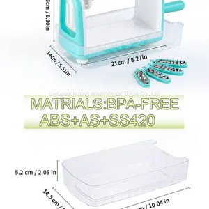 MULTIFUNCTIONAL MANUAL VEGETABLE SPIRALIZER C317 thumbnail-1