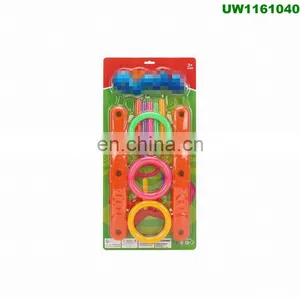 Ring Toss Kids Adults Games Improve Eye-Hand Coordination and Fine Motor Skills - With Carrying Case, Plastic Rings thumbnail-4