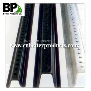 Perforated Steel u Channel Sign Post for Traffic Safety Sign thumbnail-1