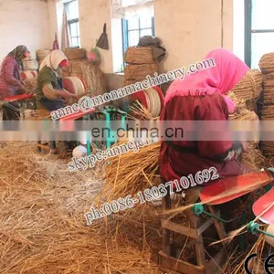 Manual Grass Rice Wheat Straw Rope Knitting Twisting Making Machine thumbnail-5