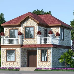 Light steel villa with balcony (1)