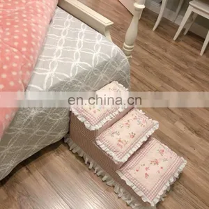 Pet Portable Pet Stairs Soft Feeling Steps for Dogs & Cats Perfect for Bed & Sofa thumbnail-4