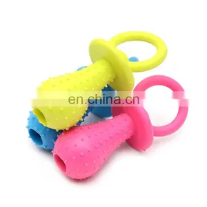 Nontoxic Mini-nipple Small Bell Inside Pet Molar Bite Tpr Dog Toy thumbnail-1