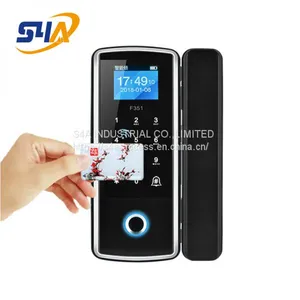 Smart Fingerprint Password Recognition Lock IGlass600 Anti-theft Electronic Lock thumbnail-1
