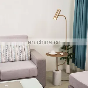 Modern Unique Design Golden Floor Lamps for Living Room and Hotel Lighting thumbnail-6