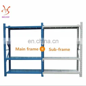 Adjustable Industrial Warehouse Storage Steel Rack Shelves thumbnail-3