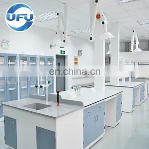 Chemical Lab Furniture Full Steel Structure Central Workbench thumbnail-1