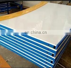 PE Material Synthetic Ice Rinks Hockey Boards Ice Rink Barrier / Indoor Soccer Walls for Sale thumbnail-3