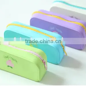 Stock!Silicone Pencil Bag School Office Silicone Pen Cases / Wholesale Colorful Pencil Bag thumbnail-5