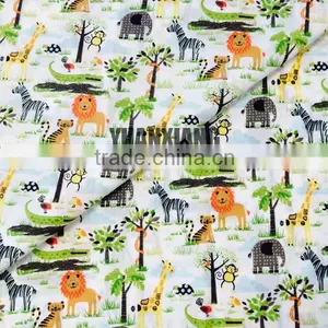 Animal Fabric in Custom Design Print Fabric for Dress InT90/C10 thumbnail-2