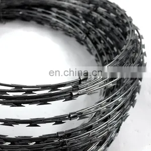 Galvanized Concertina Razor Wire Razor Barbed Wire thumbnail-1