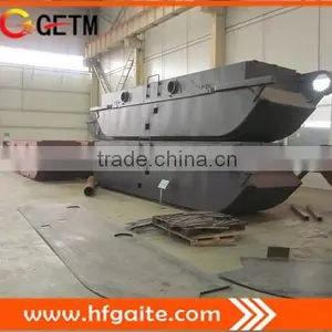 Floating Excavator Pontoons for 24T Excavator Assemble, Q345B Steel, Doosan Motor thumbnail-1