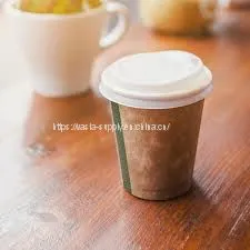 Eco Coffee Cups and Lids Reusable Coffee Cups Lids Compostable Disposable Coffee PLA Lids thumbnail-1