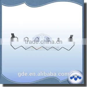 Metal Chrome Wave Shoes Rack for Slatwall thumbnail-1