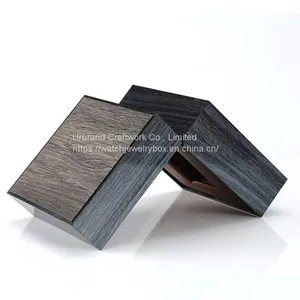 High-grade Wooden Watch Box Solid Wood Flip Packaging Box Jewelry Storage Spot Gift Box. thumbnail-3
