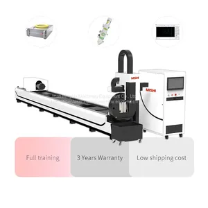 Automatic Fiber Laser Cutting Machine With Tube Cutting 6020 Fiber Laser Tube Pipe Cutting Machine thumbnail-1