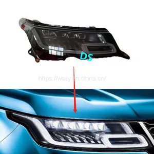 LED Pixel Headlamp Assembly 4 Lens for Range Rover Sport 2018 2019 2020 LR101001 LR100648 Headlight thumbnail-1