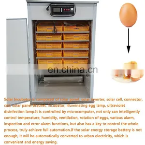 Solar Powered Incubator Hatchery Machine 5000 Chicken Egg Incubator Hatcher Chicks Hatching Machine thumbnail-3