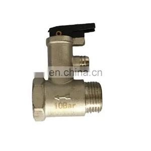 Electric or Solar Water Heater Brass Safety Valve 1/2