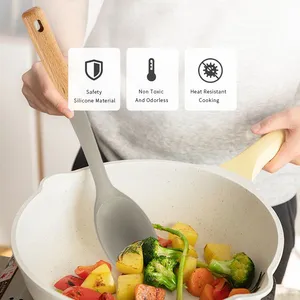Kitchen Accessories Home and Kitchen Cookware Sets Turner Spoon Ladle Skimmer Spaghetti Server Non-stick Kitchen Utensils Set thumbnail-4