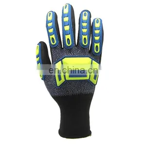 Heavy Industry Construction TPR Cut Resistant Working Mechanic Safety Impact Gloves thumbnail-2