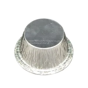 50ml Small Tin Foil Egg Tart Holder Oven Baking Tool thumbnail-3