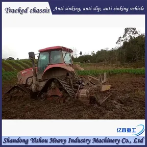 Tractor Modification With Half Chain Track, Mud Ground, no Sinking, Anti-skid thumbnail-2
