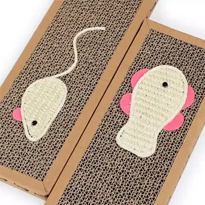 Meow Love PSM Wear Resistant Natural Sisal Cat Scratching Board Pet Products Cat Toy Cat Scratching Board Scratching Tray thumbnail-3