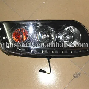 HJQ-095 Front Lamp Left and Right Higer Kinglong Bus Combination Headlight Led Lights 24v for Buses thumbnail-5