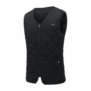 20 Zone Outdoor Fashion Warm Heating Down Usb3 Gear Constant Temperature Vest Intelligent Clothes Jacket thumbnail-1