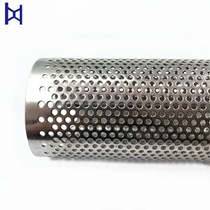 50 100 150 200 300 500 Micron 304 Stainless Steel Woven Wire Mesh Screen Cylinder Filter Tube thumbnail-2