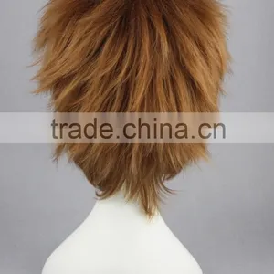 High Quality 35cm Short Straight Sekai Ichi Hatsukoi Yanase Yuu Brown Wig Synthetic Anime Wig Cosplay Hair Wigs Party Wig thumbnail-5
