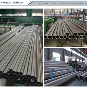 Rust Prevention 273X9 Annealing Heavy Wall ASTM B622 Titanium Alloy Steel Tubes for Muffler Making thumbnail-1